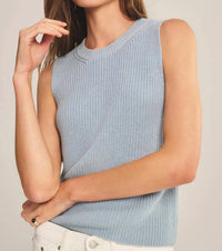 Velvet By Graham & Spencer - Textured Pima Cotton Seretta Top