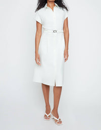 Renuar - Mint To Blush Stripe Midi Dress