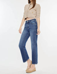 Kancan - High Rise True Straight Jeans