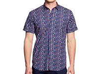 Eight X - Flower Power Short Sleeve Button Down Shirt