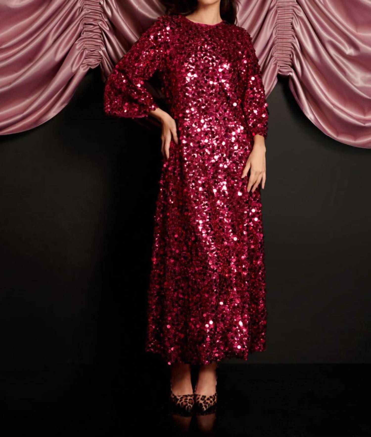 Sister Jane - Empire Sequin Midi Dress