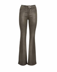 Frame - Le 70s Coated Glitter High Waist Flare Jeans