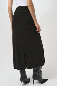 Joseph Ribkoff - Pull On Back Slit Maxi Skirt