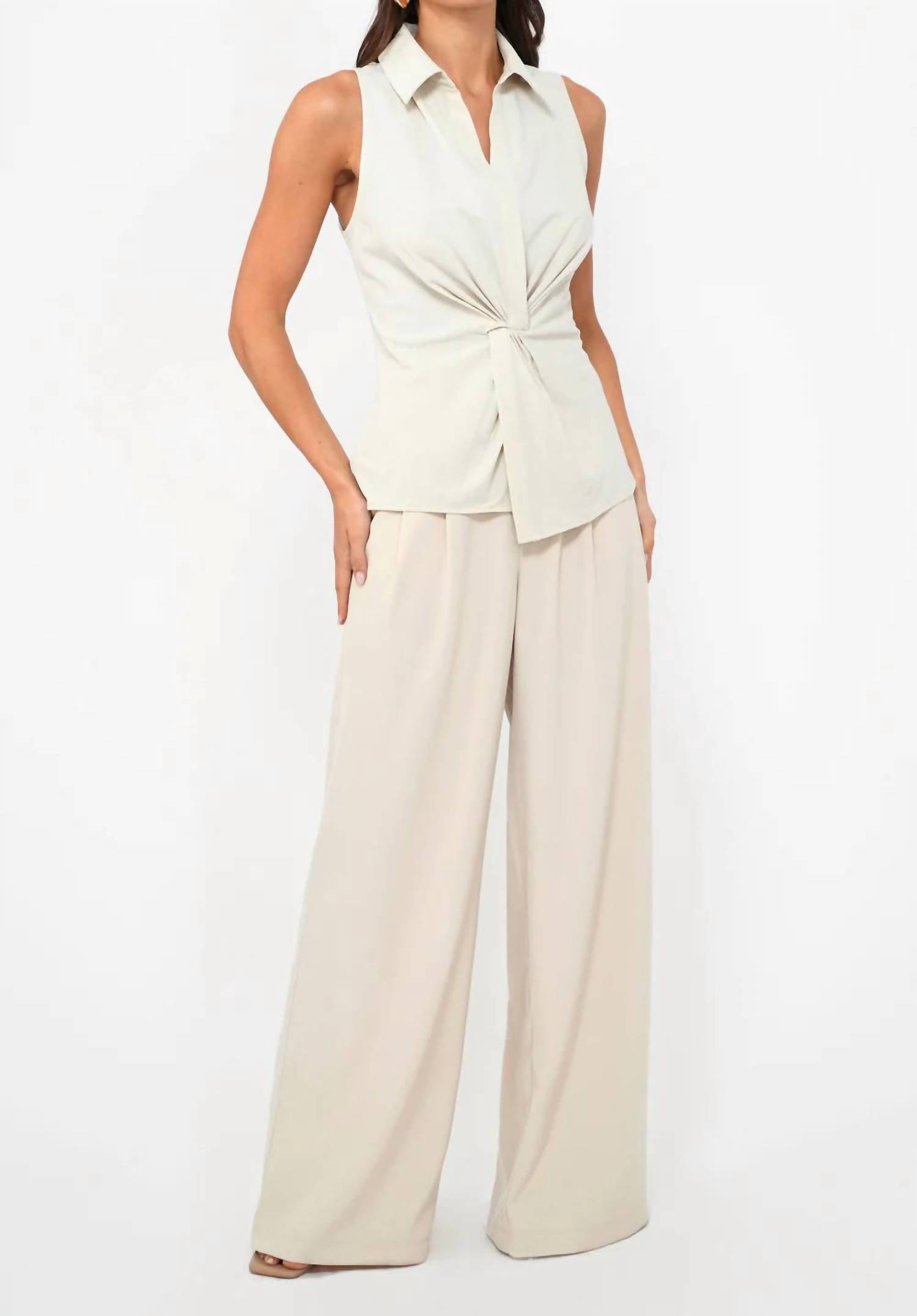 Greylin - Rola Textured Sleeveless Top