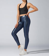HEROINE SPORT Cross Back Top in black - women's tank top - detail view