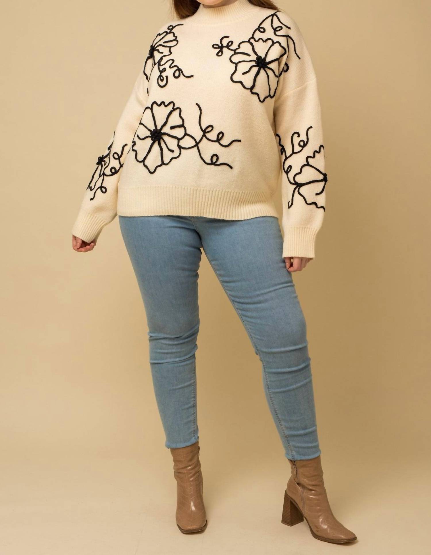 Gilli - Feel Good Stuff Mock Neck Sweater