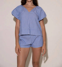Starkx - Short Sleeve V-neck Top