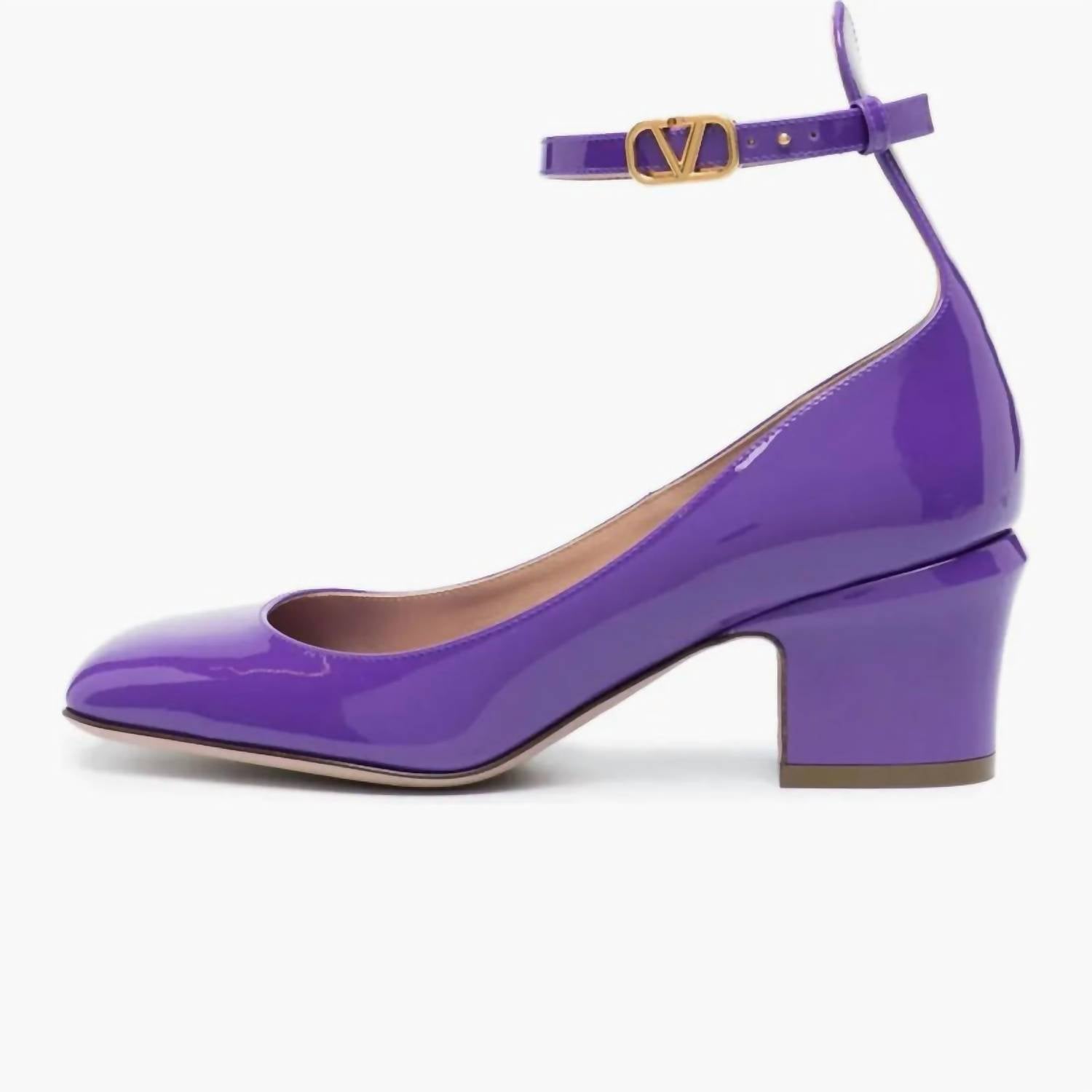 Valentino Garavani - Women's Tan-go Patent Leather Pumps