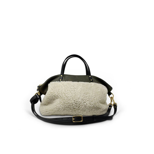 Kempton & Co. - Petite Lizard Devon Holdall Shearling Bag