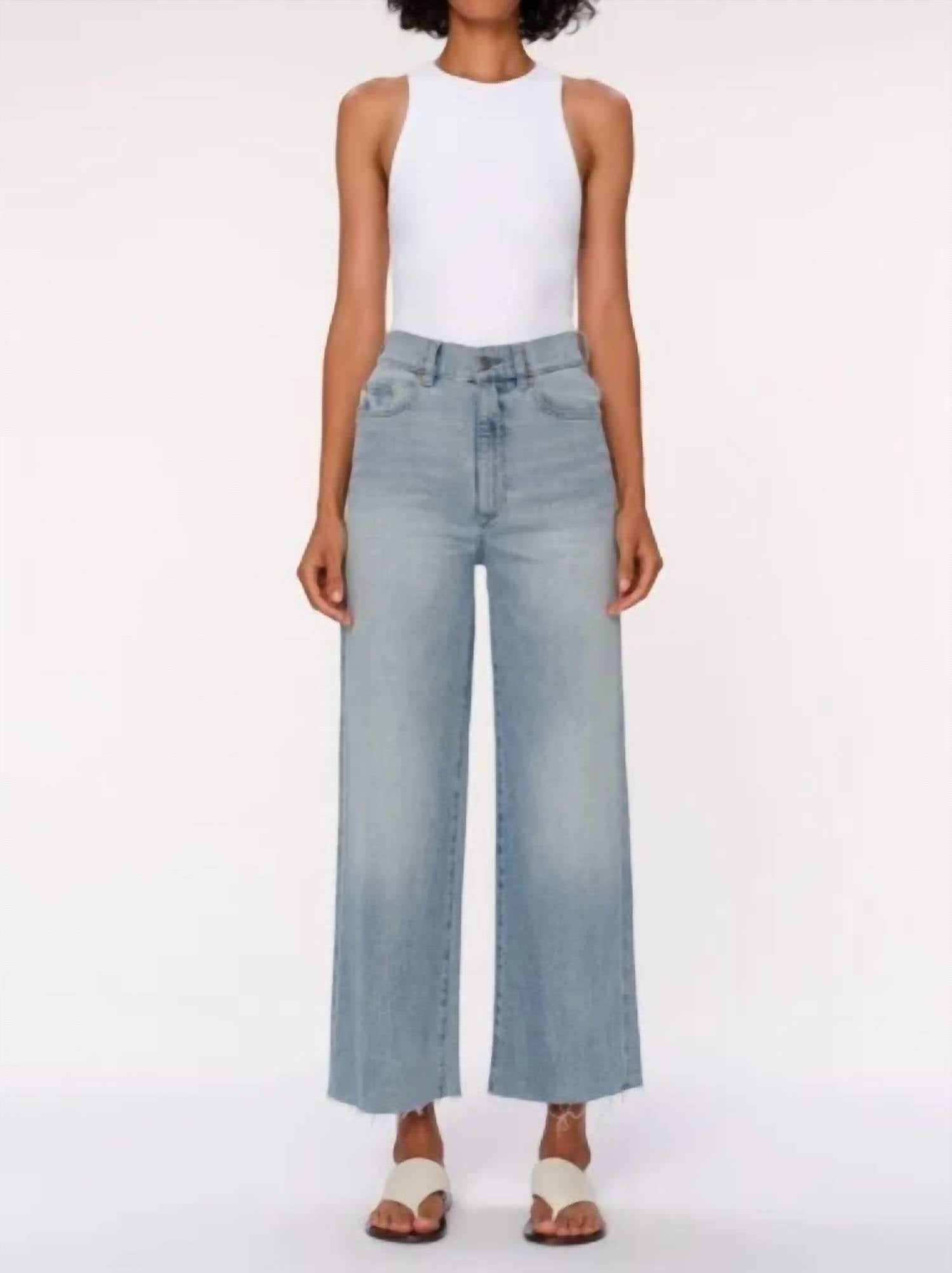 Dl1961 - Women'S - Hepburn wide leg high rise ankle Jeans