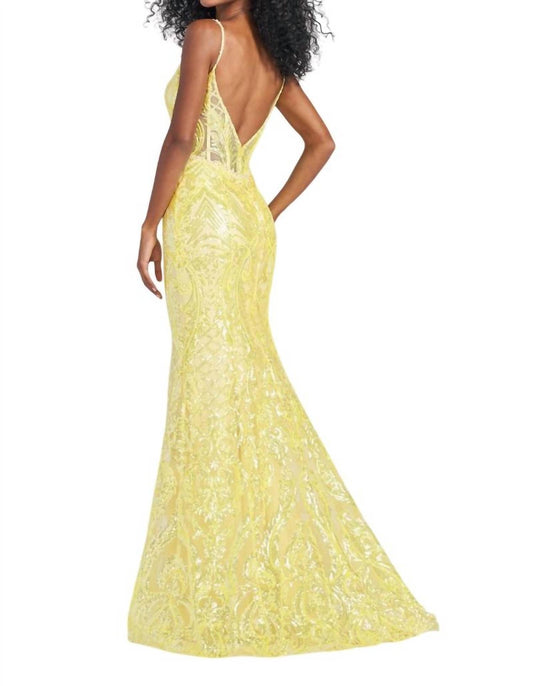 Ellie Wilde - Embroidered Sequin Lace Dress