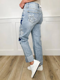 Saige Denim - Lina High-rise Raw Hem Straight Leg Jeans