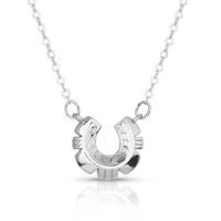Montana Silversmiths - Women's Western Mosaic Horseshoe Necklace