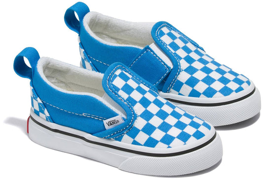Vans - Kid's Classic Slip-on V Brilliant Checker Sneaker