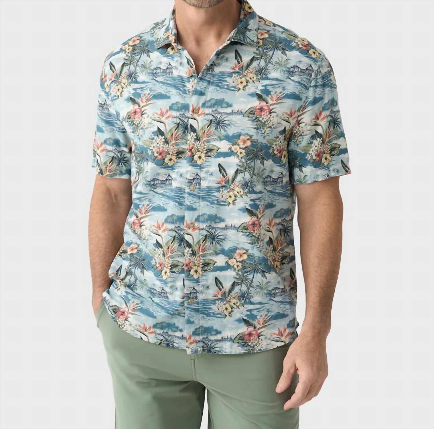 Johnnie-O - Men's Surf Flannel Almanzo Button-down Shirt