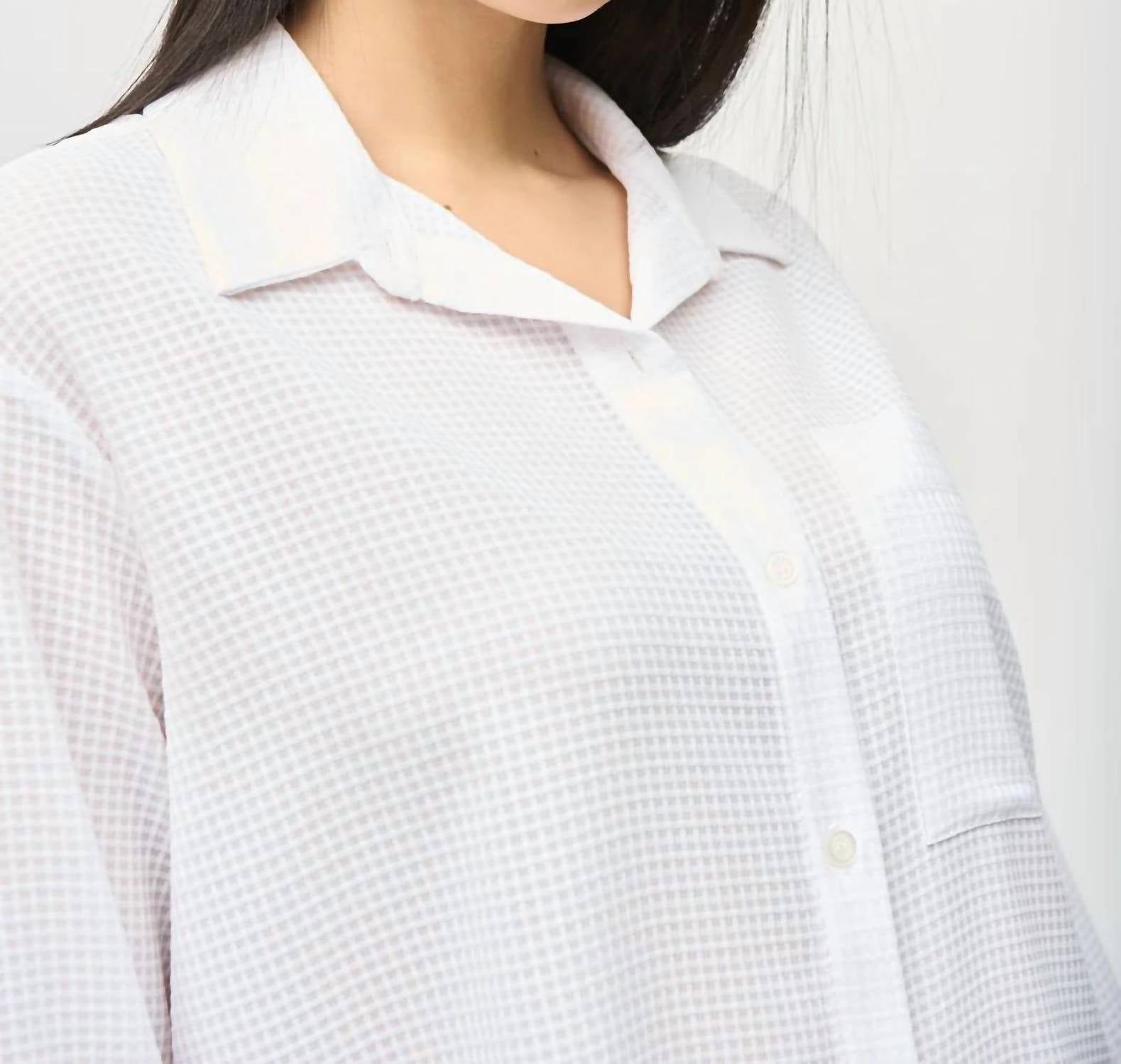 Joseph Ribkoff - Textured Button Blouse