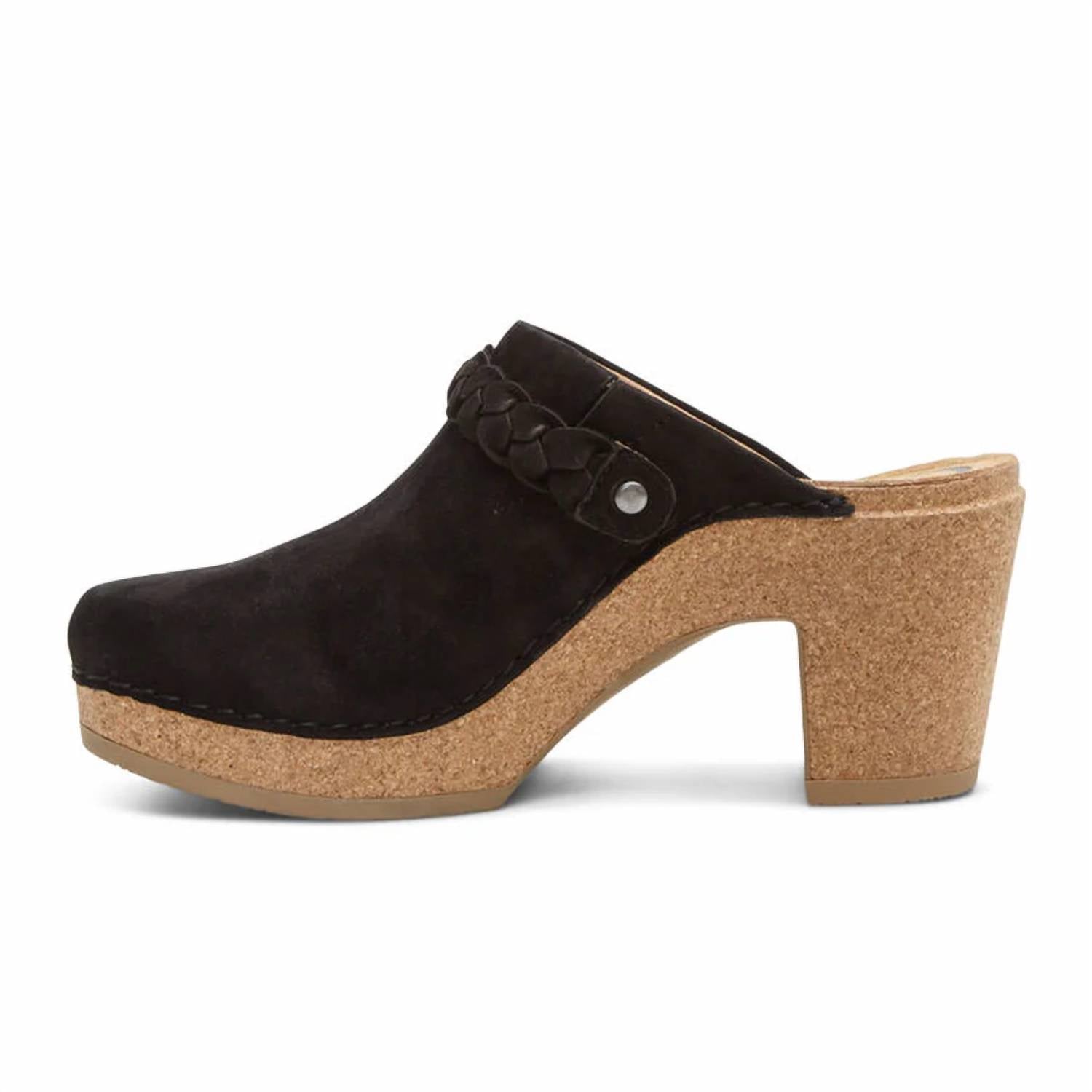 Aetrex Women's Corey Clog in black - women's shoe - alternate view