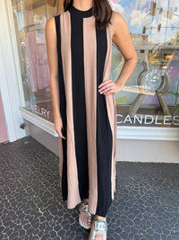 Thml - Sleeveless Colorblock Maxi Dress