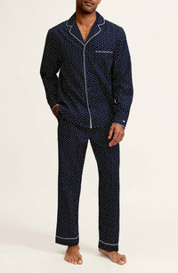 Petite Plume - Woven Twill Classic Pajama Set