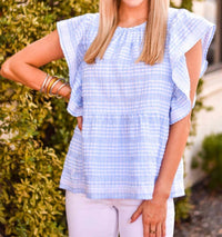 J.Marie - Sally Gingham Top