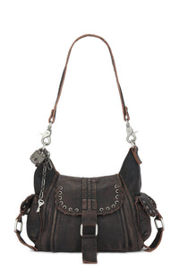 Free People - Baby Leigh Distressed Tote Bag