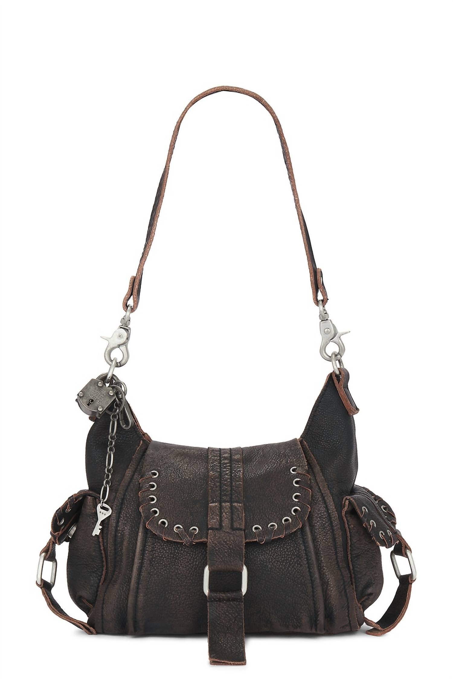 Free People - Baby Leigh Distressed Tote Bag