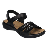 Romika USA Women's Ibiza 86 Leather Sandals in black - women's sandal