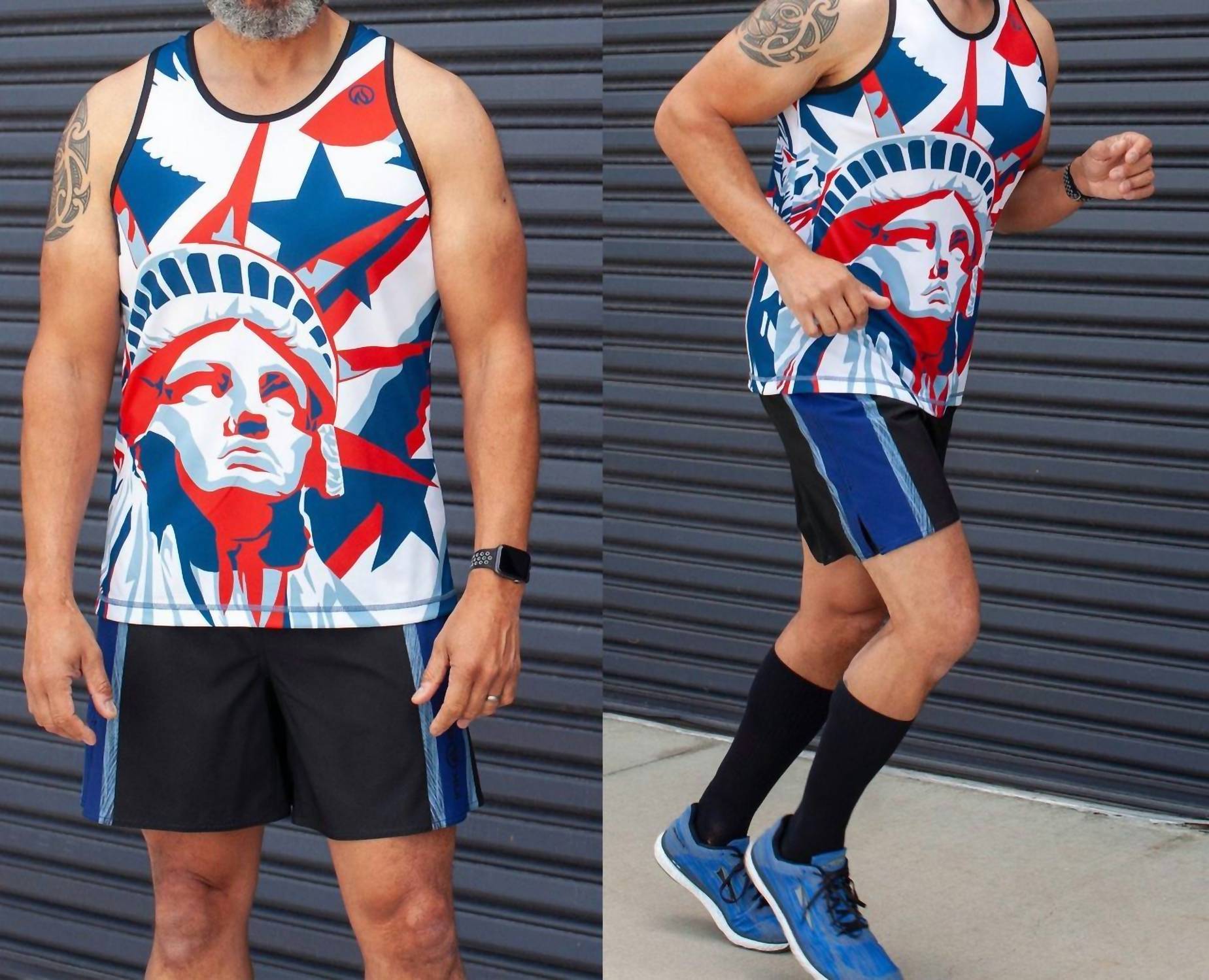 Inknburn - Men's Liberty & Justice Singlet