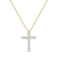 Diana M Jewels - Women's Round Lab-Grown Diamond Pendant Necklace (1.00 Ct) - Delicate