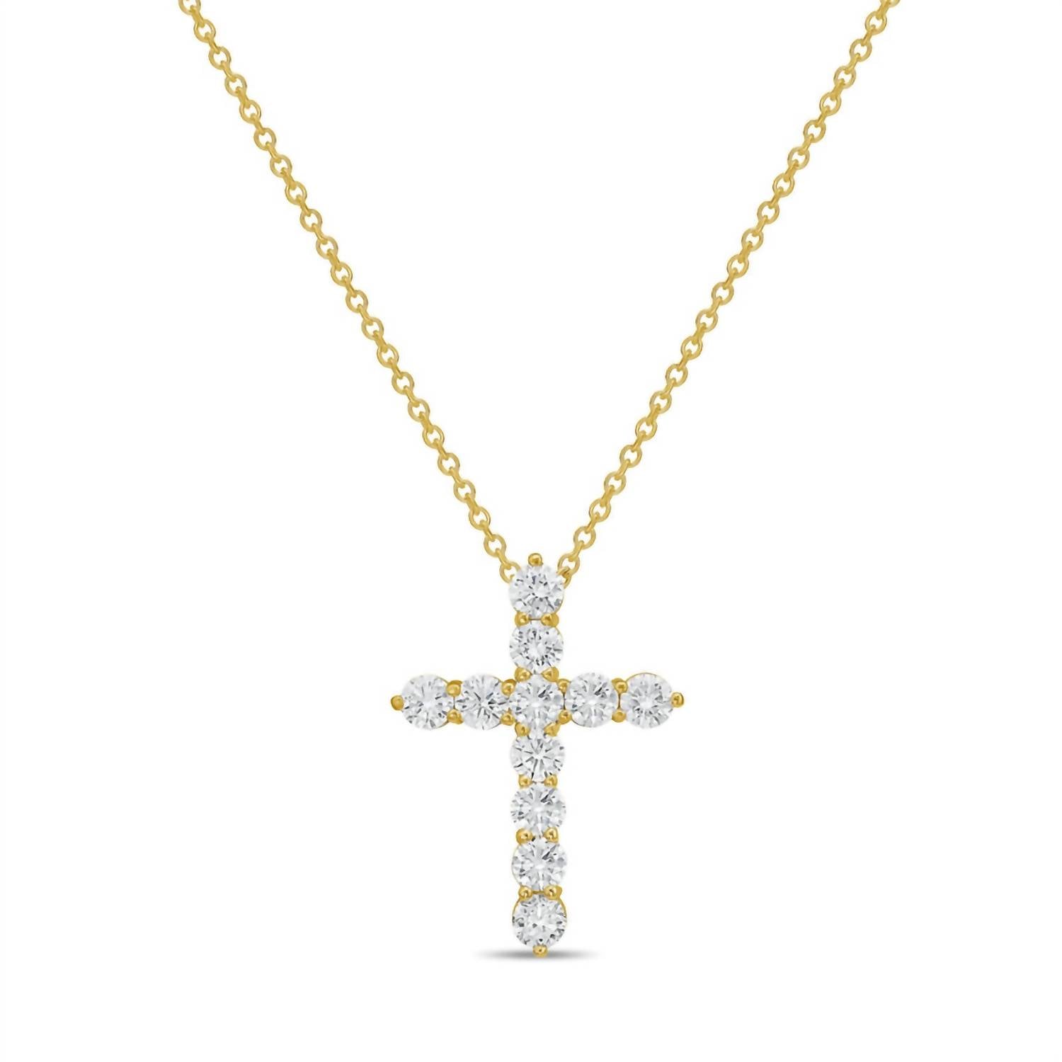 Diana M Jewels - Women's Round Lab-Grown Diamond Pendant Necklace (1.00 Ct) - Delicate