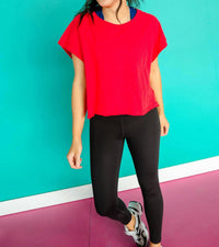 Rae Mode - Anna Open Back Slub Tee