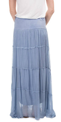 Gigi Moda - Solima Long Tiered Maxi Skirt