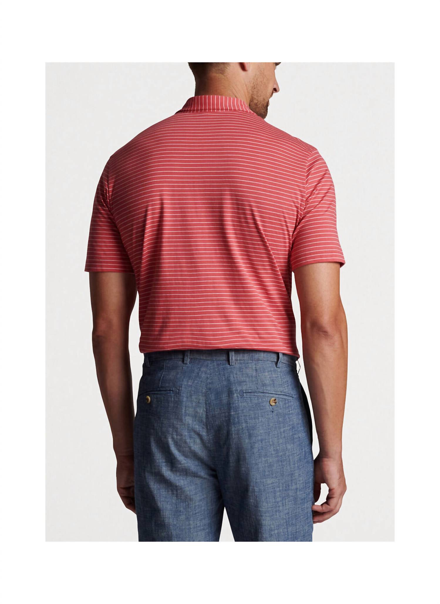 Peter Millar - Pilot Millcedar Stripe Short Sleeve Polo