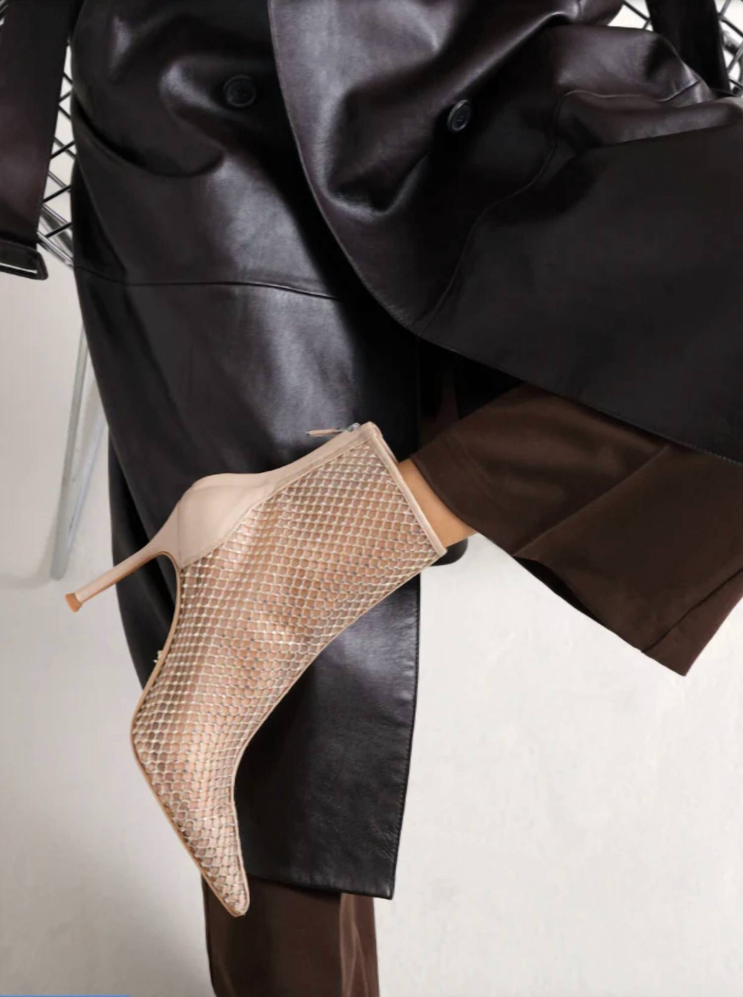 Lola Cruz - Women's Gilda Mesh Bootie