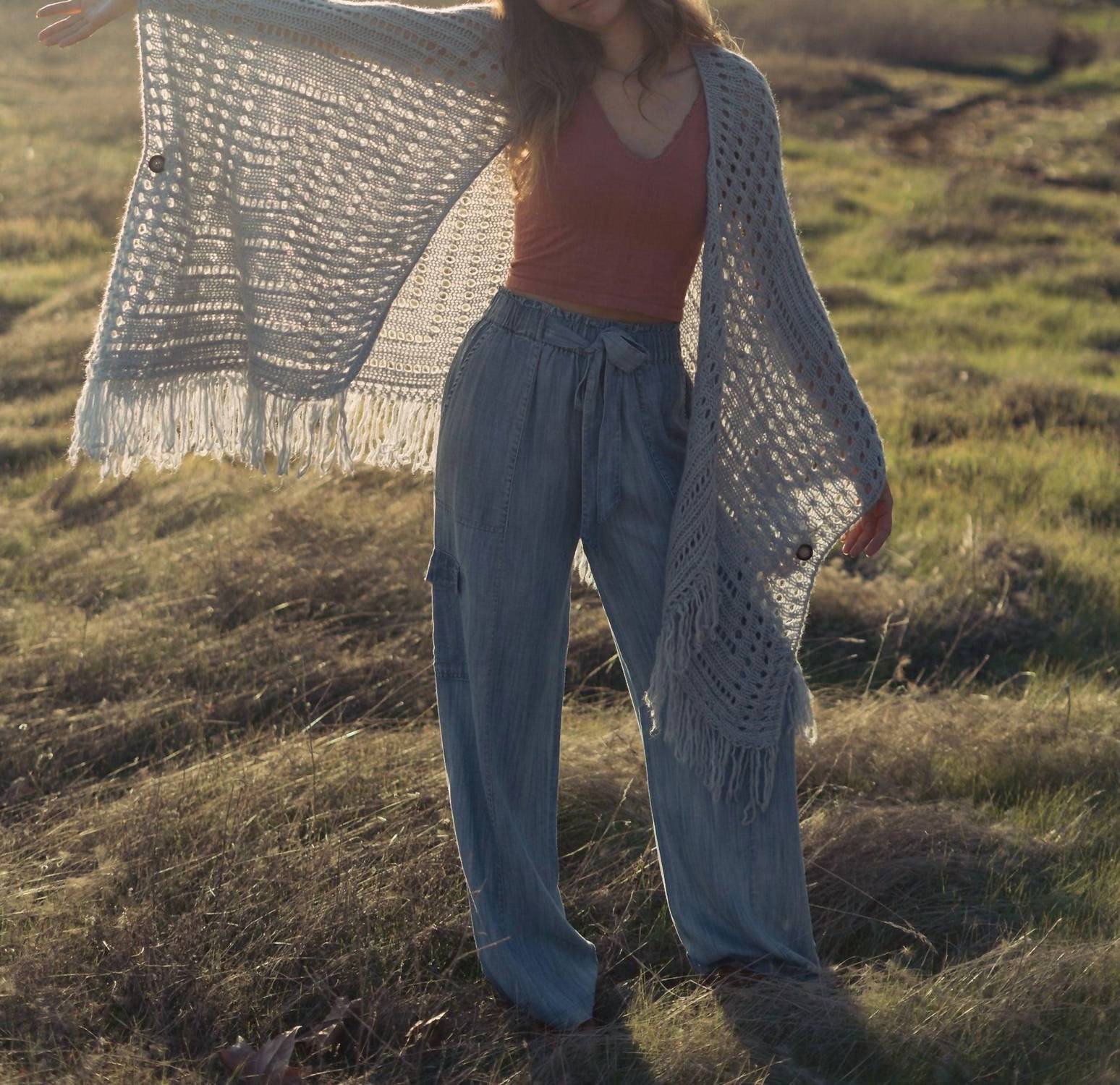 Scandal Italy - Fringe Poncho