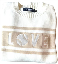 Runway Athletics - Tennis Love Round Neck Sweater