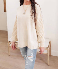 Bubbly B Sweater