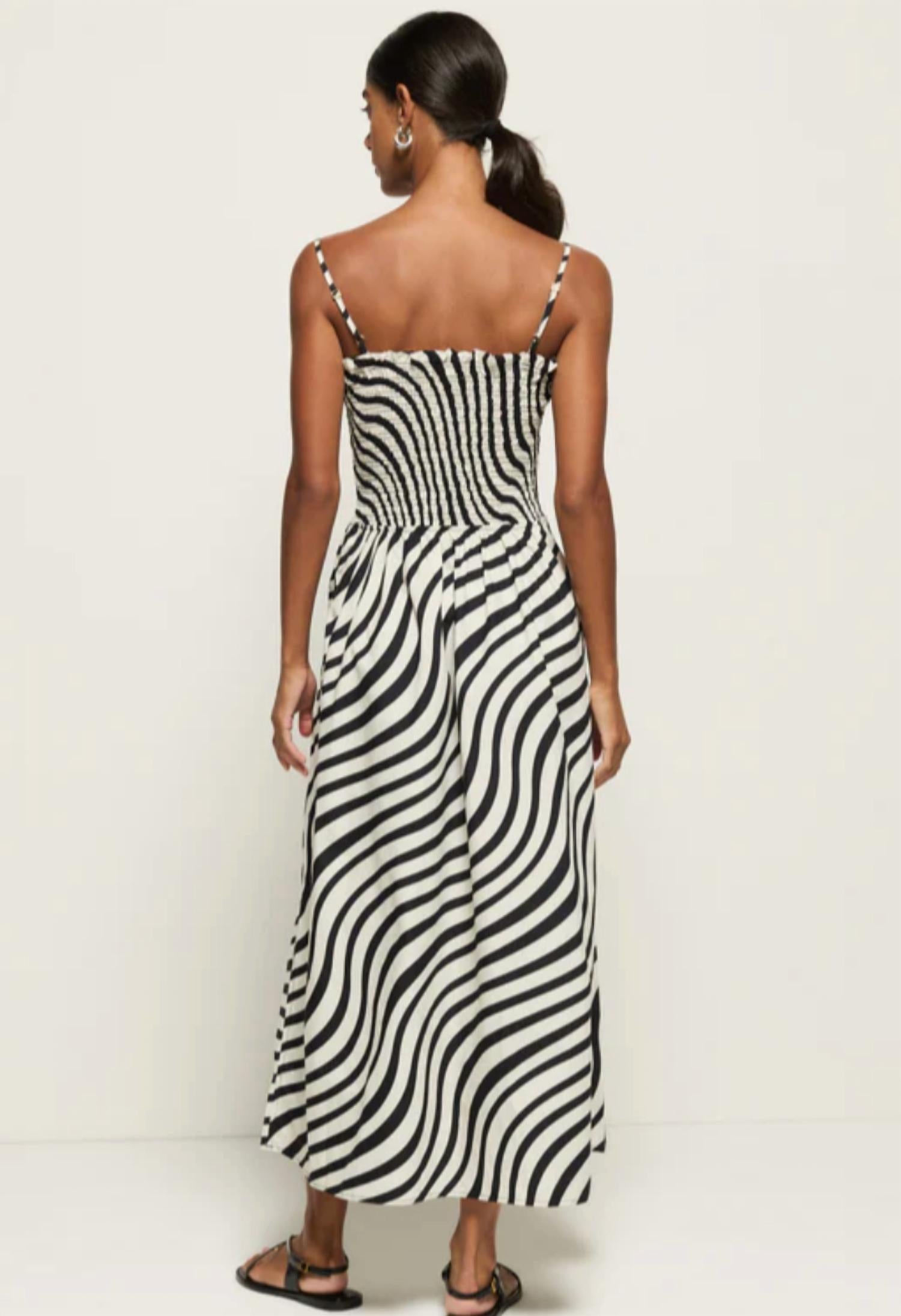 Nation Ltd - Sibelle Smocked Midi Dress