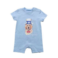 Saltwater Boys Co. - Kid's Patriotic Pup Romper