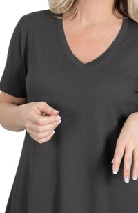 Pure Essence - Bamboo V-Neck Tee