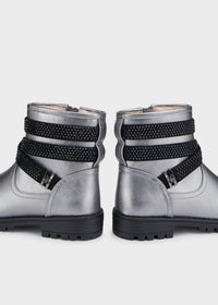 Mayoral - Kid's Rhinestone Strap Biker Bootie