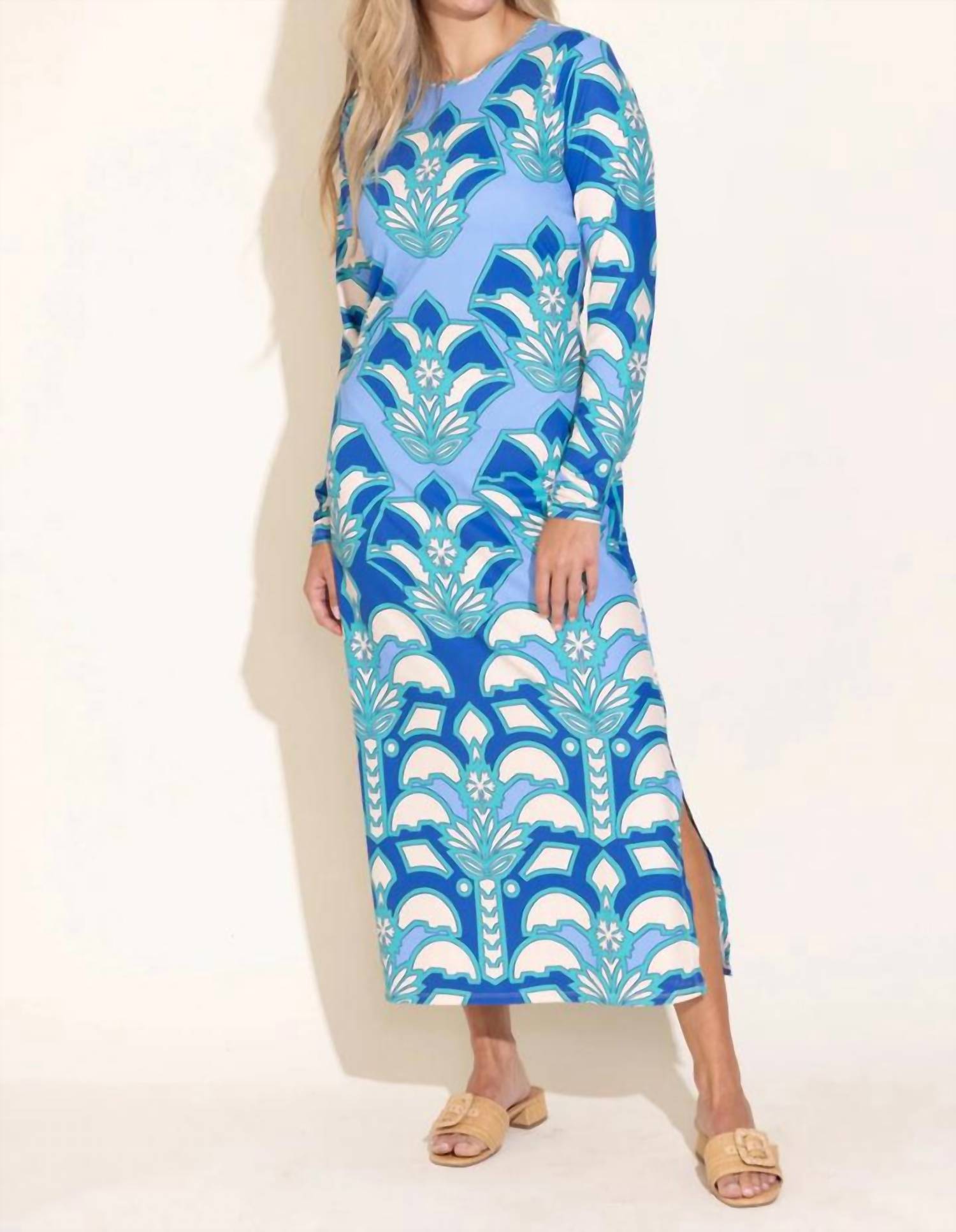 Alden Adair Dorit Dress in desert teal - women's dress