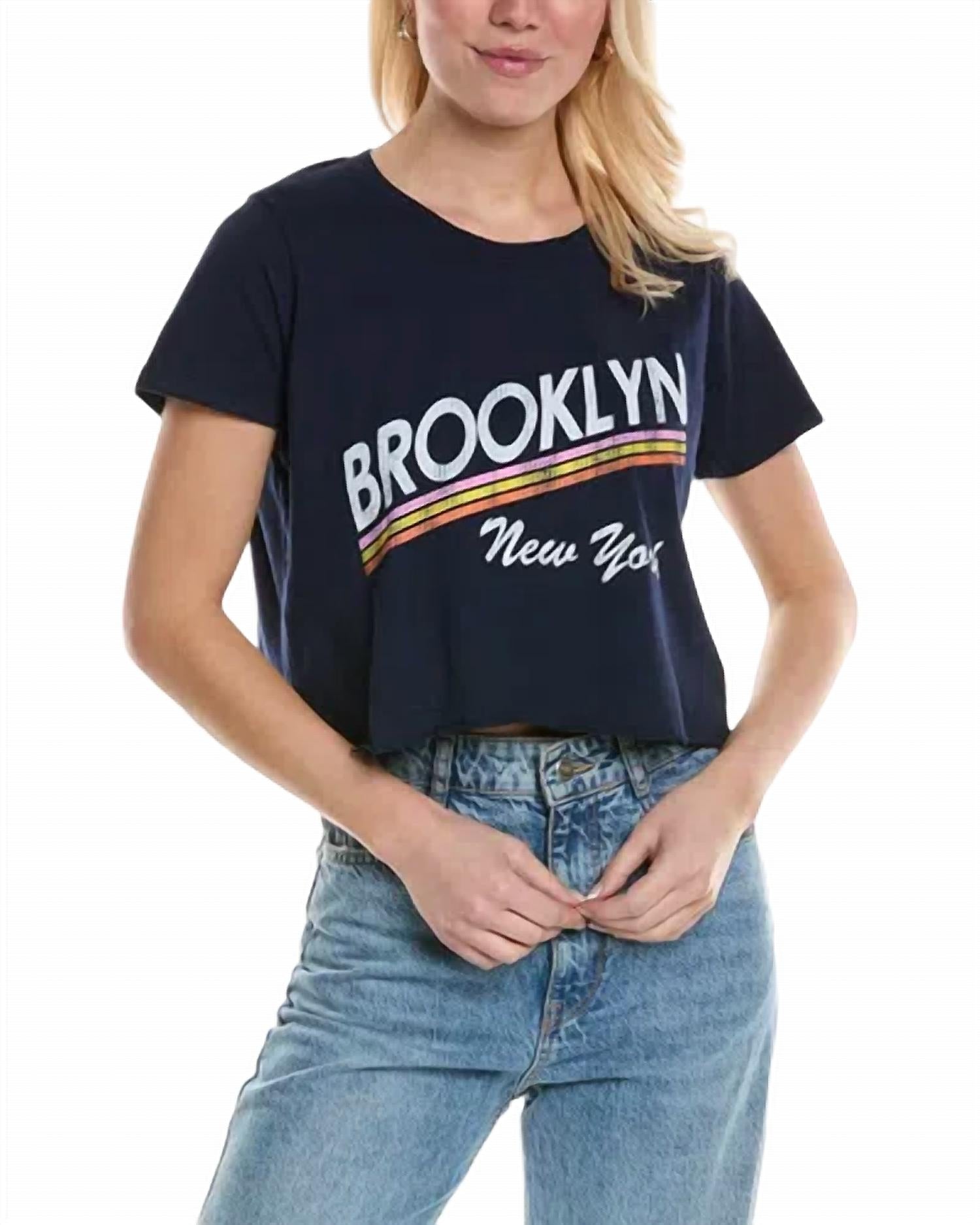 Prince Peter - Brooklyn NY Stripes Cropped Tee