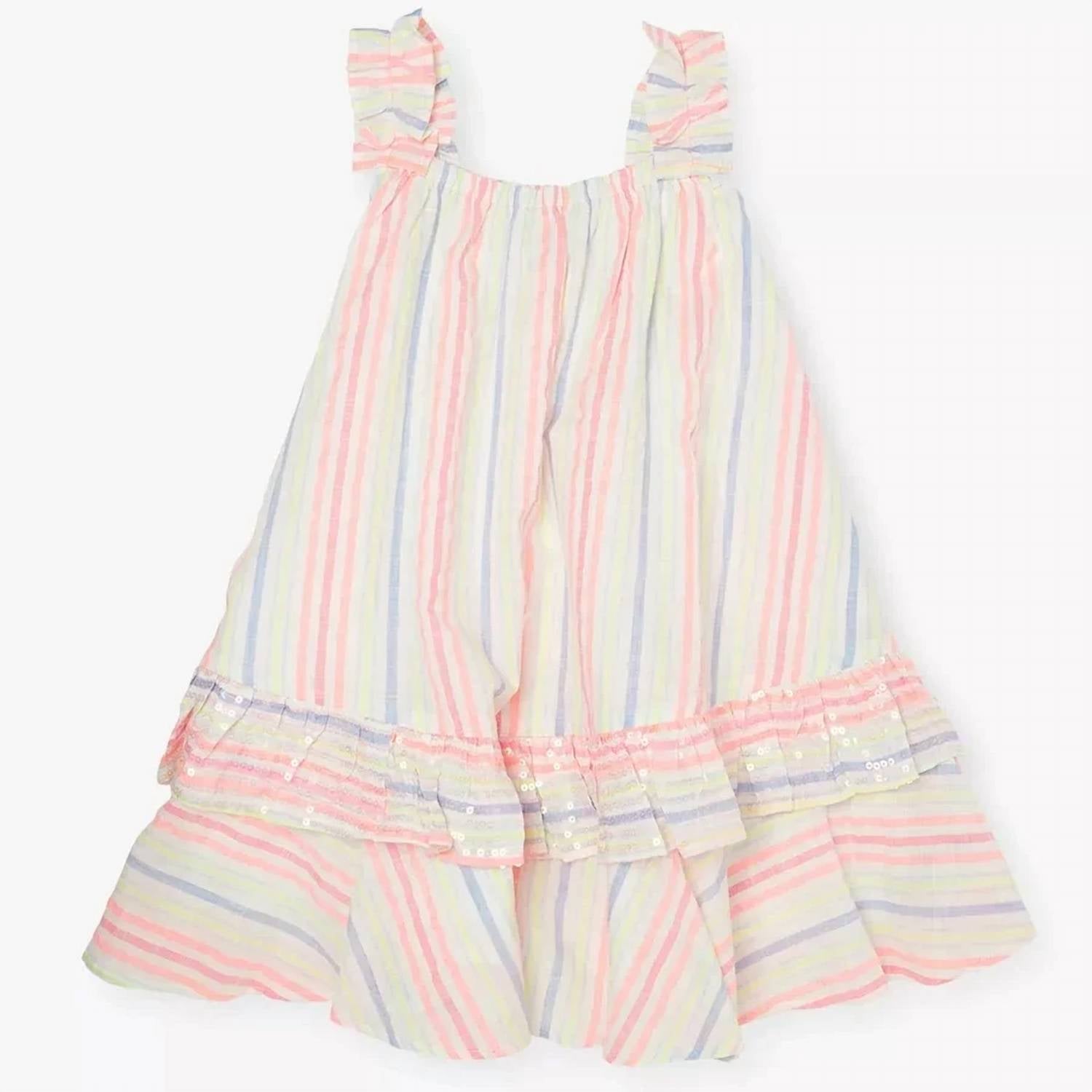 Billieblush - Girls Striped Sleeveless Dress