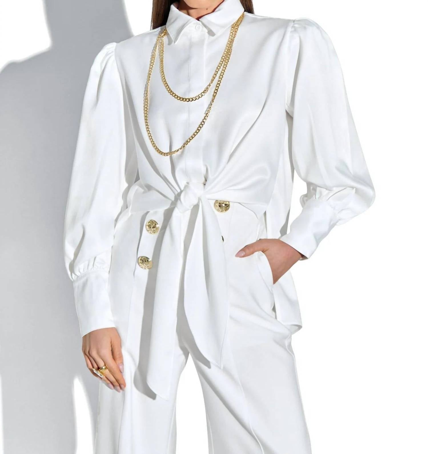 Cristina Sabatini - ALESSIA LONG SLEEVE BLOUSE