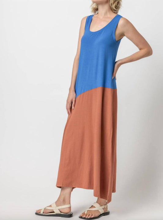 Lilla P - Colorblock Tank Maxi Dress