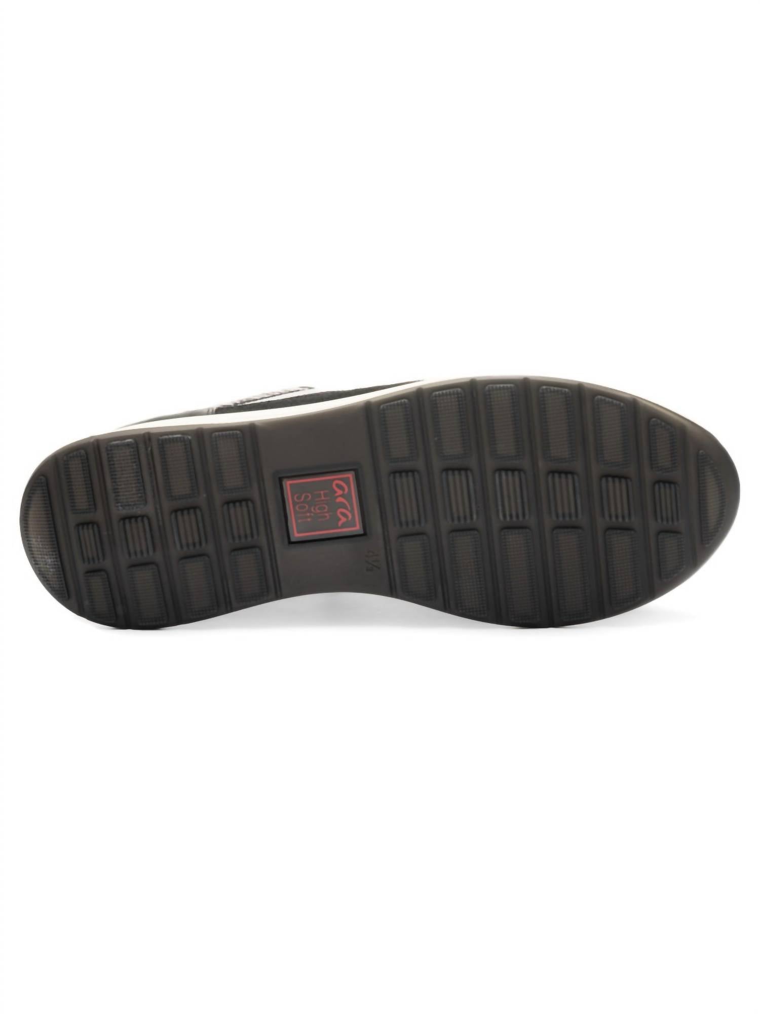 Ara Women's Obsidian Sneaker in black steel - women's sneaker - view 4