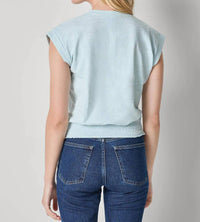 Lilla P - Smocked Hem V-neck