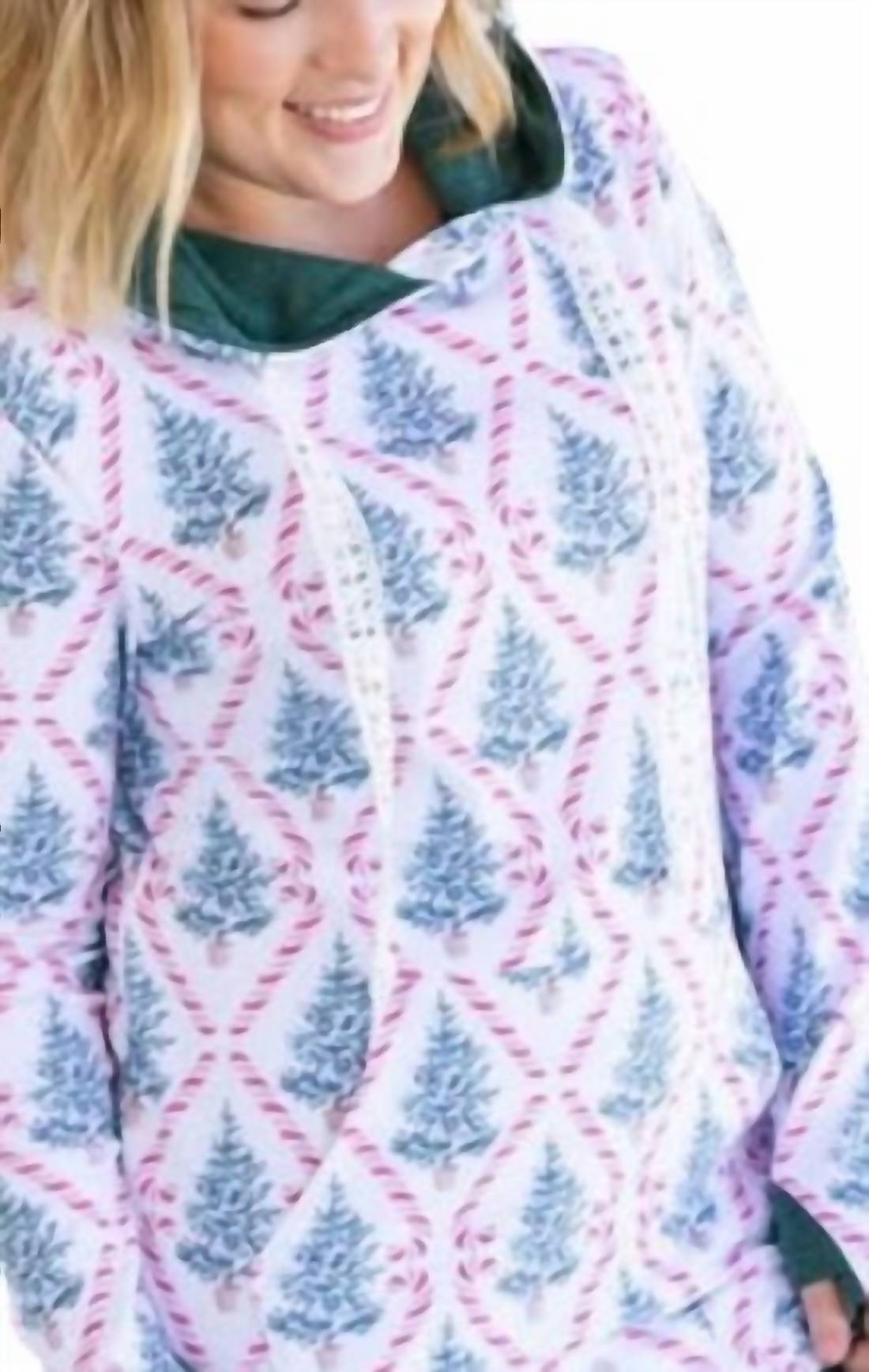 Michelle Mae - Hailey Candy Cane Lane Hoodie