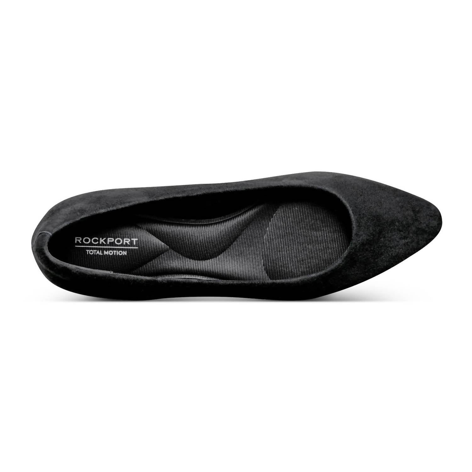 ROCKPORT Women's Tessa Pointy Toe Dress Shoes in black suede - women's flats - view 4